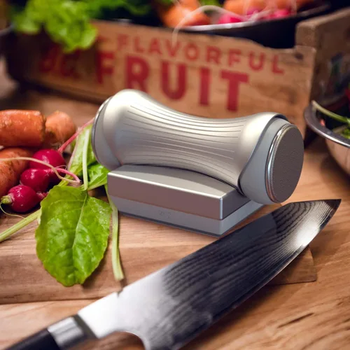 Miniatura 9 de YARO Best - Afilador de cuchillos para cocina y chef, sistema profesional de afilado de cuchillos, kit de afilador de cuchillos de aluminio, rodillo