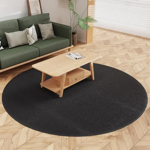 Miniatura 15 de Tapete de plástico transparente para debajo de la mesa de comedor, 4 pies, redondo, antideslizante, impermeable, alfombra de vinilo para el hogar
