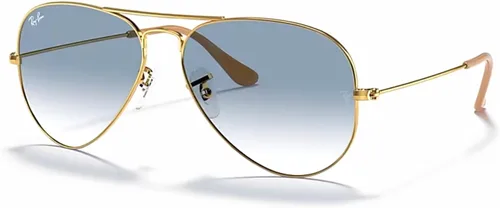 Miniatura 42 de Ray-Ban RB3025 - Lentes de sol de aviador de metal para hombre y mujer + paquete con kit de cuidado de gafas iWear de diseñador