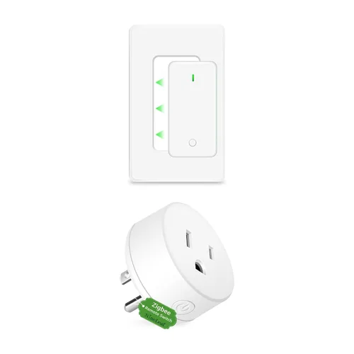 Miniatura 28 de NineLeaf Interruptor de salida remoto inalámbrico, interruptor de lámpara remoto, interruptor decorativo de enchufe de luz de encendido y apagado