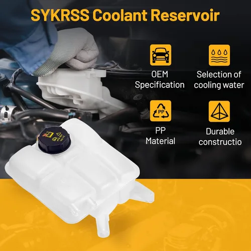 Miniatura 5 de Depósito de Rebosamiento de Expansor de Refrigerante 603-382 Compatible con 2013-2018 C-MAX 2013-2016 Escape 2012-2018 Focus 2014-2016 Transit