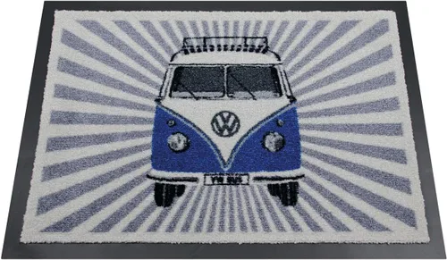 Miniatura 14 de BRISA VW Collection - Tapete para el pie de Volkswagen, atrapador de suciedad para zapatos con escarabajo, T1, T2, T3 Bus, motivo GTI