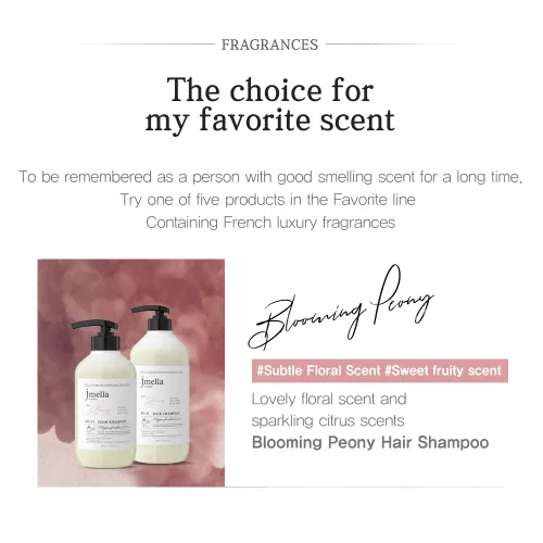 Miniatura 2 de jmella EN FRANCIA Blooming Peony Shampoo 33.8 onzas con fragancia de lujo - Libre de químicos - Extracto de hoja de fresa -17 tipos de complejo