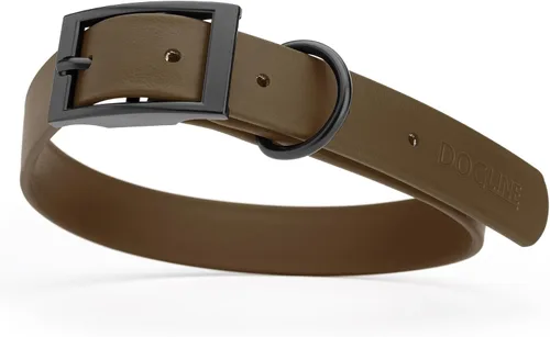 Miniatura 95 de Dogline Biothane - Collar impermeable para perro con hebilla de liberación rápida, resistente cincha de nailon recubierta con resistente y a prueba