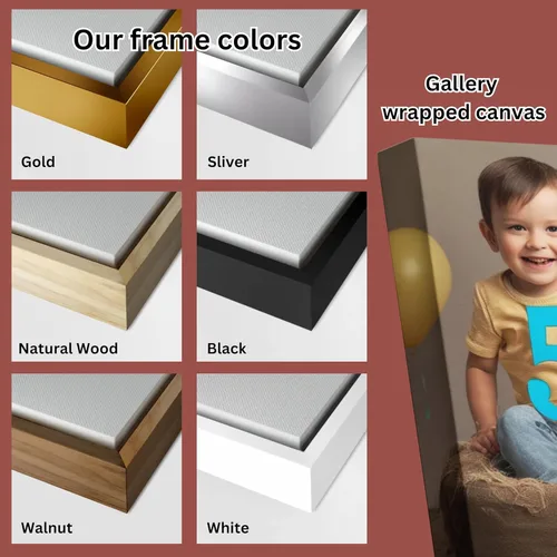 Miniatura 5 de Impresiones en lienzo personalizadas con tus fotos, lienzo enmarcado personalizable, imagen personalizada para dormitorio, sala de estar, oficina