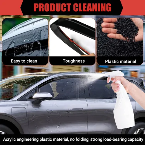 Miniatura 3 de Viseras de ventana, protectores de lluvia para Chevy Equinox EV 2025 2026, deflectores de ventana adhesivos, protección contra la intemperie