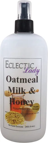 Miniatura 8 de Aerosol de leche de avena y miel, 4 onzas, sin colores artificiales, parabenos o conservantes, niebla aromática fragante para habitación, hogar
