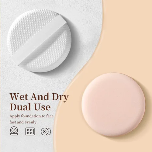 Miniatura 3 de MOHOPE 8 piezas de esponjas de maquillaje con almohadilla de aire para base con caja portátil Esponja de mezcla sin látex para líquido, crema