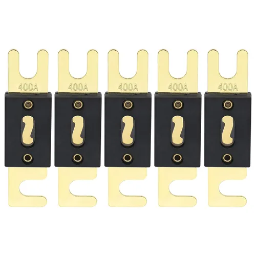 Miniatura 44 de Baomain Paquete de 2 fusibles ANL de 300 A a granel con terminales chapados en oro para audio de automóvil, amplificador, camión, barco, RV