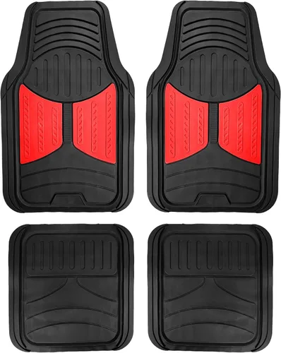Miniatura 18 de FH Group Alfombrillas de Piso para Automóviles - Alfombrillas de Piso de Goma Heavy-Duty Monster Eye para Autos, Ajuste Universal Juego Completo