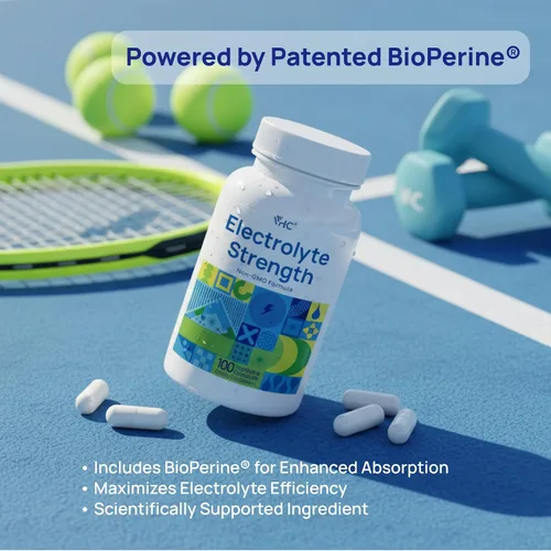 Miniatura 5 de VHC Cápsulas de electrolitos, suplemento de píldoras de sal de fuerza máxima para correr pastillas de electrolitos de nutrición deportiva