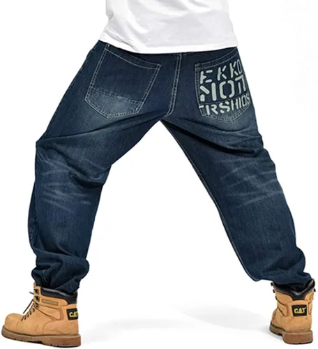 Miniatura 4 de Arlita pantalones vaqueros holgados para hombre con pierna recta