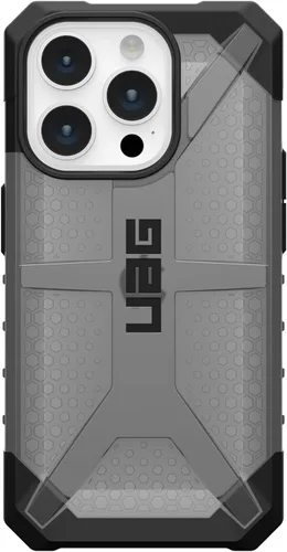 Miniatura 7 de URBAN ARMOR GEAR UAG - Funda compatible con iPhone 15 Pro de 6.1 pulgadas, color ceniza de plasma, resistente, transparente, transparente, de grado