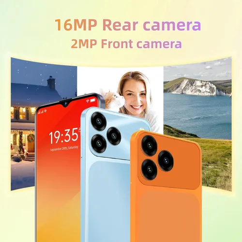 Miniatura 6 de Teléfono desbloqueado, pantalla HD de 6.52 pulgadas, 4+4 GB de RAM y 128/GB ROM/TF 256GB, doble SIM desbloqueado US 4G LTE, cámaras de 5 MP+13 MP