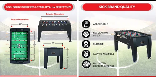 Miniatura 7 de KICK Legend mesa de metegol, 55 pulgadas