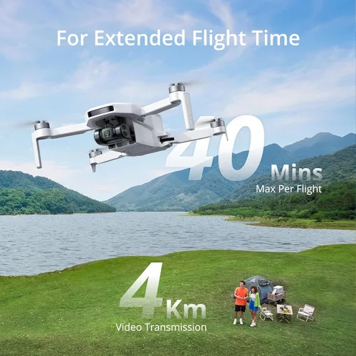 Miniatura 2 de Potensic ATOM LT - Dron GPS de menos de 249g, 2 baterías 80 minutos, cámara EIS 2.5K, transmisión FPV de 4KM, motor sin escobillas, retorno