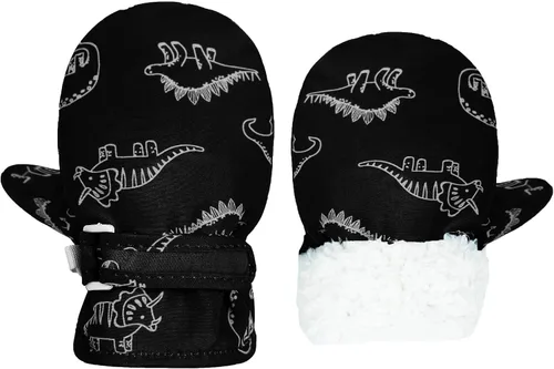 Miniatura 69 de Urban Virgin Guantes de invierno para bebés y niños pequeños, con forro polar, cálidos, impermeables, guantes de nieve para niños y niñas