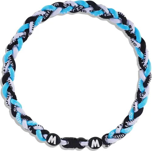 Miniatura 32 de Willtok Collar de béisbol prémium de 18 pulgadas con cuerda trenzada de nailon con diseño Tornado