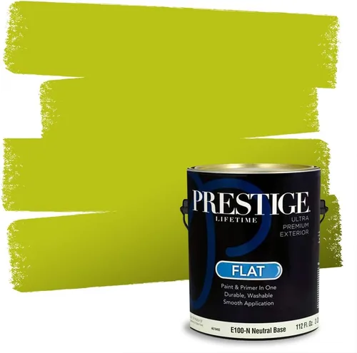 Miniatura 113 de PRESTIGE Pinturas Pintura interior e imprimación en uno, 1 galón, cáscara de huevo, aventura