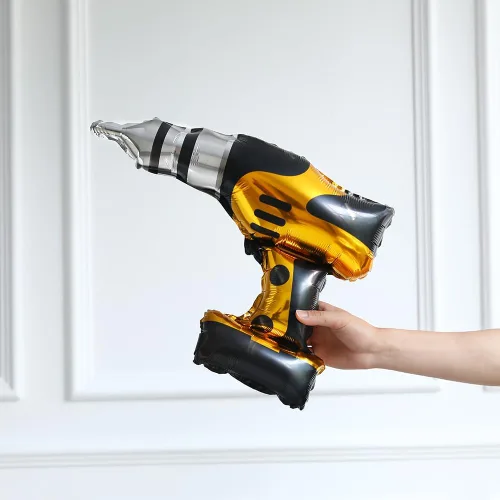 Miniatura 6 de Suministros para fiestas de cumpleaños de construcción, 147 piezas, kit de guirnalda de arco de globos de construcción, color naranja y negro