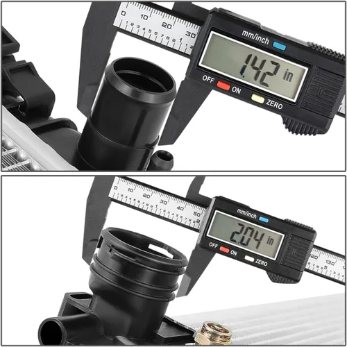 Miniatura 6 de DNA Motoring OEM-RA-13254 Radiador de núcleo de aluminio de 1 fila compatible con 07-09 Sprinter 2500 3500,26-11/16 pulgadas de ancho x 15-11/16