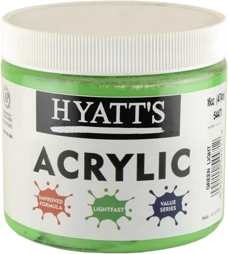 Miniatura 129 de Hyatt's Alizarine - Pintura acrílica carmesí Tubo de pintura acrílica de 2.5 fl oz de grado artístico Secado rápido y pintura no tóxica