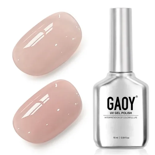 Miniatura 25 de GAOY Esmalte de uñas en gel pastel, 16ml (0.54 onzas líquidas) Rosa, esmalte de gel que se quita remojando y se cura con luz UV para primavera
