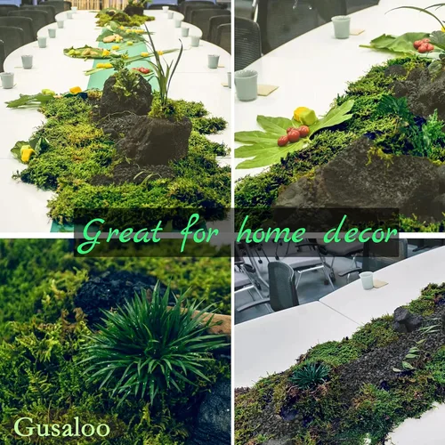 Miniatura 5 de Musgo verde para manualidades, musgo artificial decorativo para plantas en maceta, orquídea sintética, musgo, mezcla de tierra, turba, esfagno