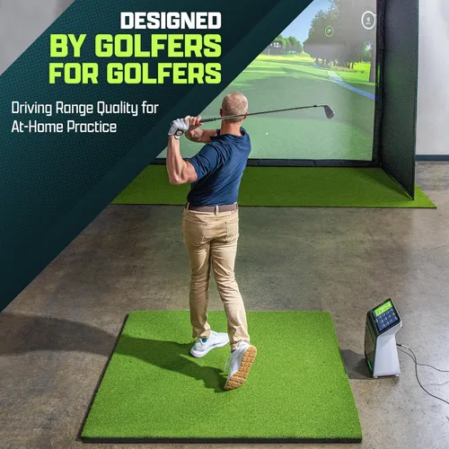 Miniatura 2 de GoSports Elite Golf Hitting Mat for Indoor and Outdoor Practice - Withstands Thousands of Shots - Heavy-Duty Turf Driving Range Mats Works with Golf