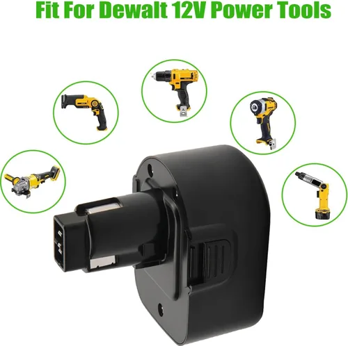 Miniatura 5 de Reemplazo de 3.5Ah para batería DEWALT de 12 V XRP DC9071 DW9072 DE9037 DE9074 DE9075 DE9501, también compatible con batería Black and Decker de 12