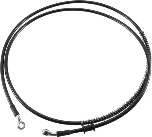 Miniatura 9 de X AUTOHAUX 39.4 in AN3 M10 Línea de freno hidráulico para coche, manguera de aceite, 28 ° 28 ° acero inoxidable para coche, motocicleta, motocross