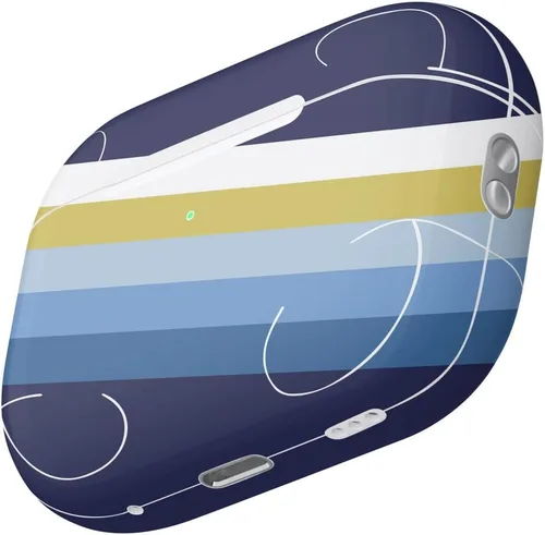 Miniatura 3 de MightySkins - Fundas compatibles con Apple AirPods Pro 2 - Cool Stripes Funda protectora de vinilo duradera y única Fácil de aplicar, quitar