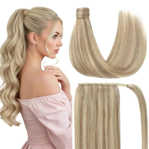 Miniatura 21 de Ve Sunny - Extensión de cabello humano real con pinza, extensiones de cabello lacio con clip, color marrón moca, 20 pulgadas, 2.82 oz