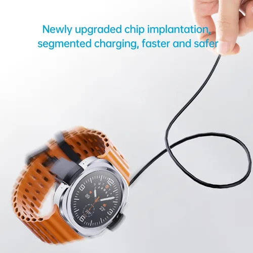 Miniatura 4 de Cargador de reloj Galaxy, compatible con Samsung Watch 8/8 Classic/7/7 Ultra/6/6 Classic/5 Pro/5/4/4 Classic/3 Active2/1, cable de carga Galaxy