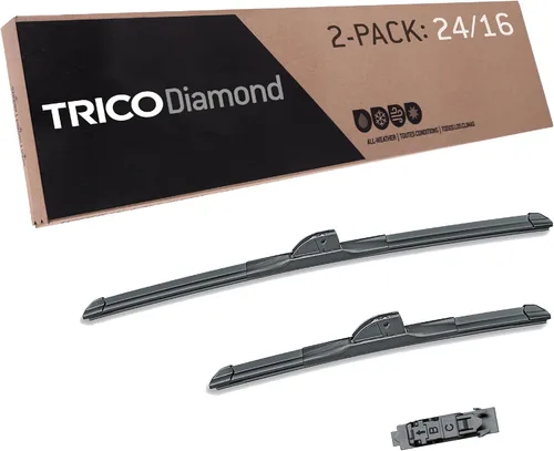 Miniatura 43 de TRICO Gold 21" + 19" Juego de 2 limpiaparabrisas de repuesto automotriz de primera calidad, limpiaparabrisas de haz para lado del pasajero