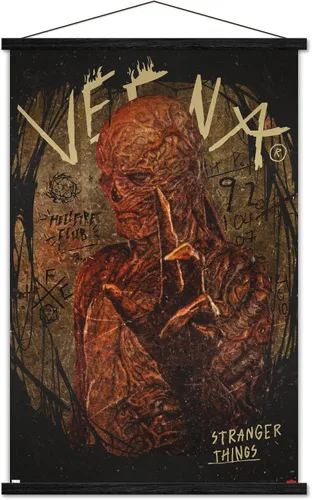Miniatura 7 de Trends International Netflix Stranger Things: Season 4 - Póster de pared de Vecna, 22.37 x 34.00 pulgadas, paquete de impresión premium y colgador