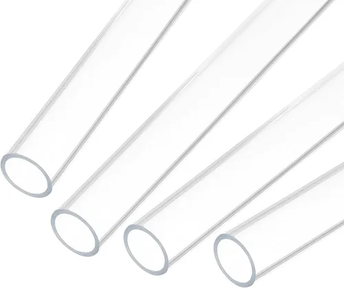 Miniatura 7 de MECCANIXITY Tubo Redondo Rígido Transparente de Acrílico 6mm (1/4") ID 8mm (5/16") OD 356mm para Lámparas y Linternas, Sistema de Refrigeración por