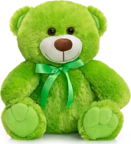Miniatura 15 de Oso de peluche súper color, juguete de peluche para niños, novia, familia, felicitaciones, baby shower, cumpleaños, beige, 14 pulgadas