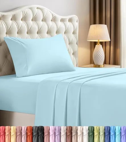 Miniatura 84 de Utopia Bedding - Juego de sábanas de microfibra cepillada, resistente al encogimiento y a la decoloración, de fácil cuidado, 3 piezas, tamaño Beige