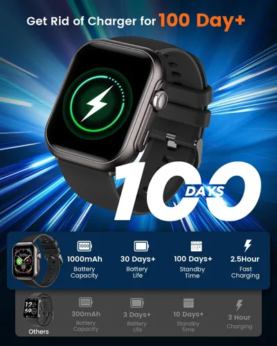 Miniatura 2 de Relojes inteligentes para mujer Reloj Mujer reloj inteligente con 30 días de duración de la batería SpO2 monitor de frecuencia cardíaca para dormir