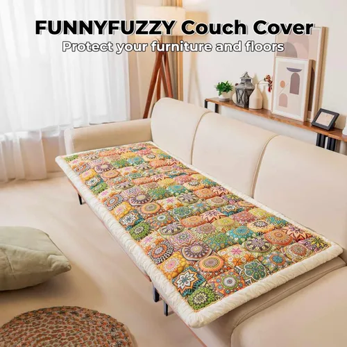 Miniatura 2 de FUNNY FUZZY Fundas de sofá para mascotas, fundas de sofá para perros, fundas de sofá lavables para perros, fundas protectoras de muebles