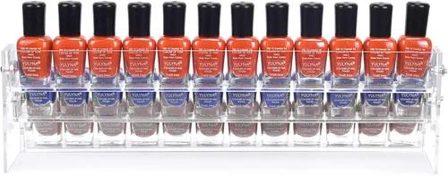 Miniatura 3 de BTremary 3 paquetes de organizador de esmalte de uñas transparente, soporte de exhibición de acrílico para lentes de sol, pintura y aceites