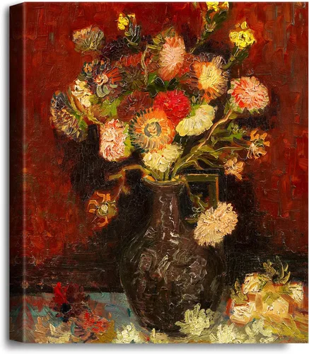 Miniatura 145 de A&T ARTWORK Noche estrellada sobre el Ródano de Vincent Van Gogh. Tamaño del marco: 36 x 30 pulgadas, tamaño de la imagen: 30 x 24 pulgadas