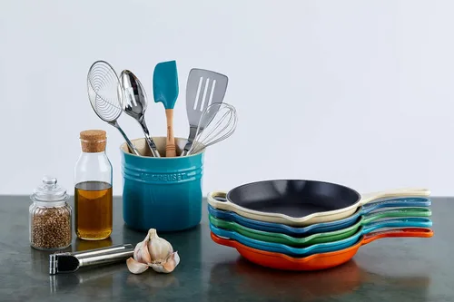 Miniatura 6 de Le Creuset sartén de autor con mango de hierro, 9 pulgadas, Llama