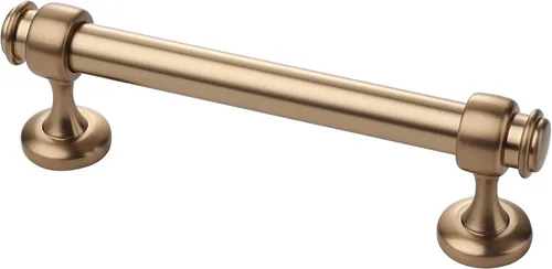 Miniatura 39 de Alzassbg - Paquete de 10 tiradores dorados cepillados para gabinete, manijas de cocina de 3 pulgadas (76mm) de centro a centro de agujero, barra