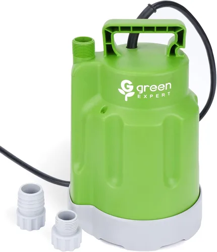 Green Expert Bomba Sumergible de Sumidero de 1/4HP Cable de Alimentación de 25 Pies de Largo Alto Caudal 1800GPH para Eliminación Rápida de Agua