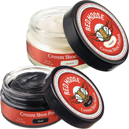 Miniatura 6 de RED MOOSE Crema para botas y zapatos - Kit de pulido para zapatos de cuero - Haz que tus zapatos brillen - Fabricado en los EE.UU