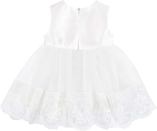 Miniatura 8 de Taffy - Vestido bordado de bautizo para bebé, 6 piezas, de 0 a 3 meses, color blanco, Blanco