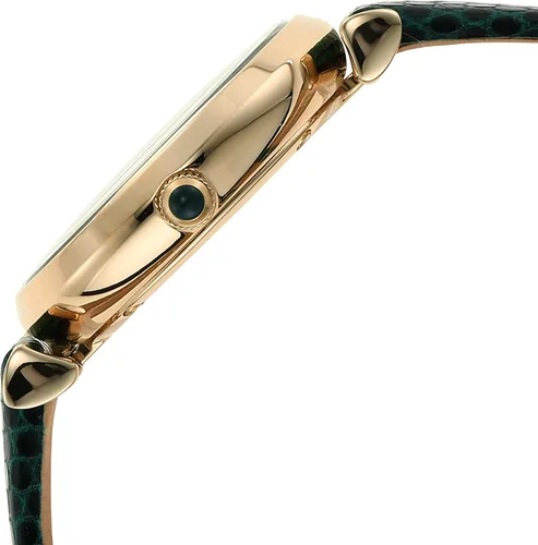 Miniatura 2 de Emporio Armani Reloj de vestir de acero inoxidable para mujer, verde (GREEN Leather), Reloj de cuarzo