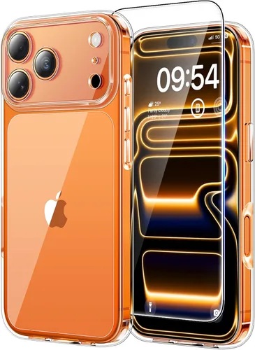 Miniatura 116 de TAURI Funda magnética 2 en 1 transparente para iPhone 14 Pro, compatible con Magsafe [no amarillenta] con protector de pantalla, protección de grado